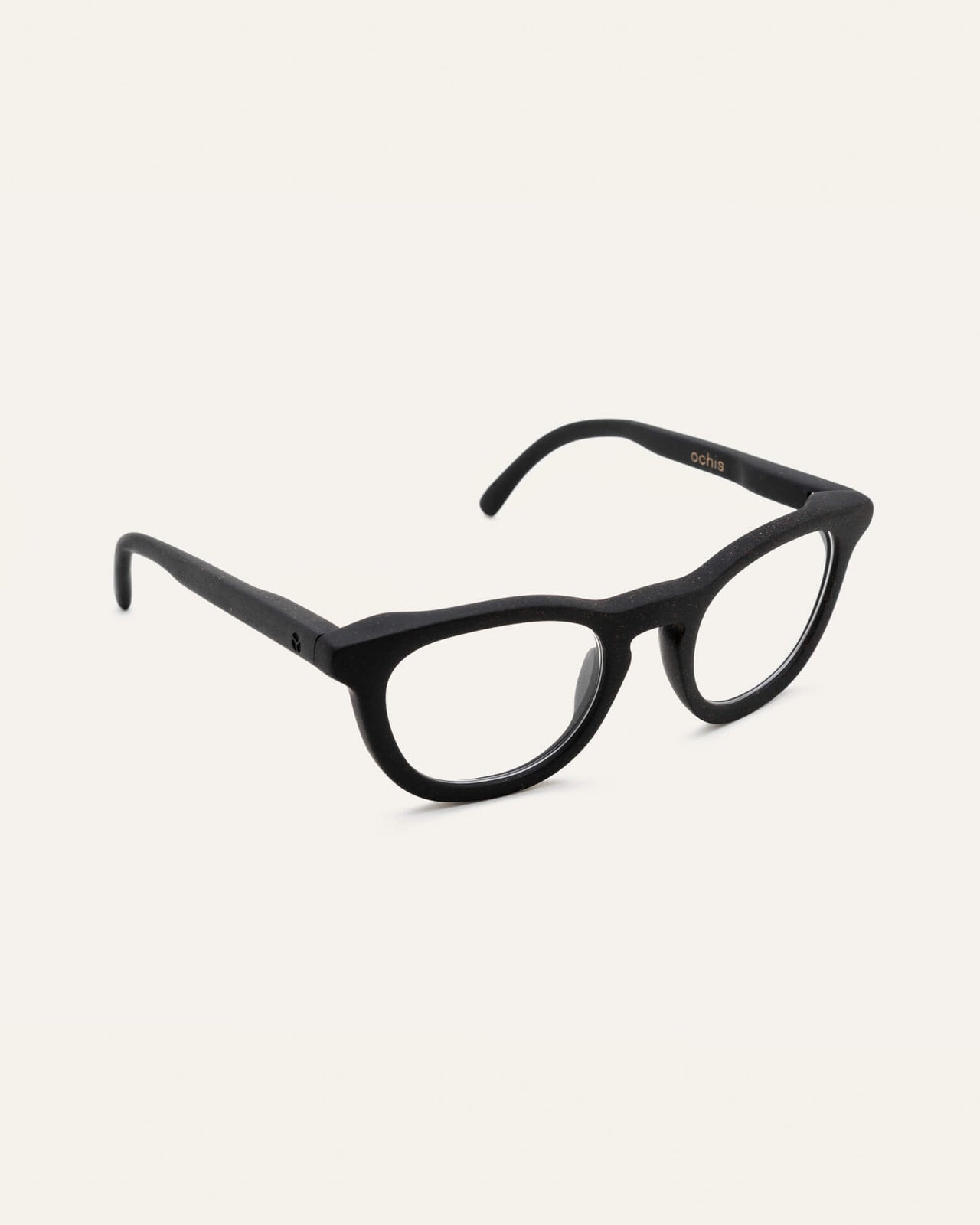 Laden Sie das Bild in den Galerie-Viewer, Anderson Black optical frames in a side-angle view, showcasing their lightweight construction and durable materials.