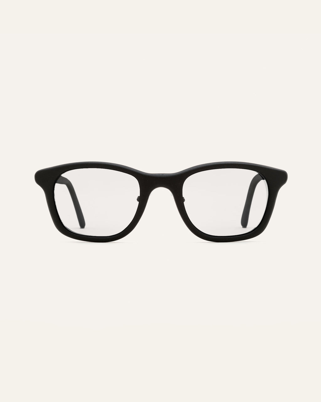 Man wearing lightweight black optical glasses, ideal for modern minimalists in Germany