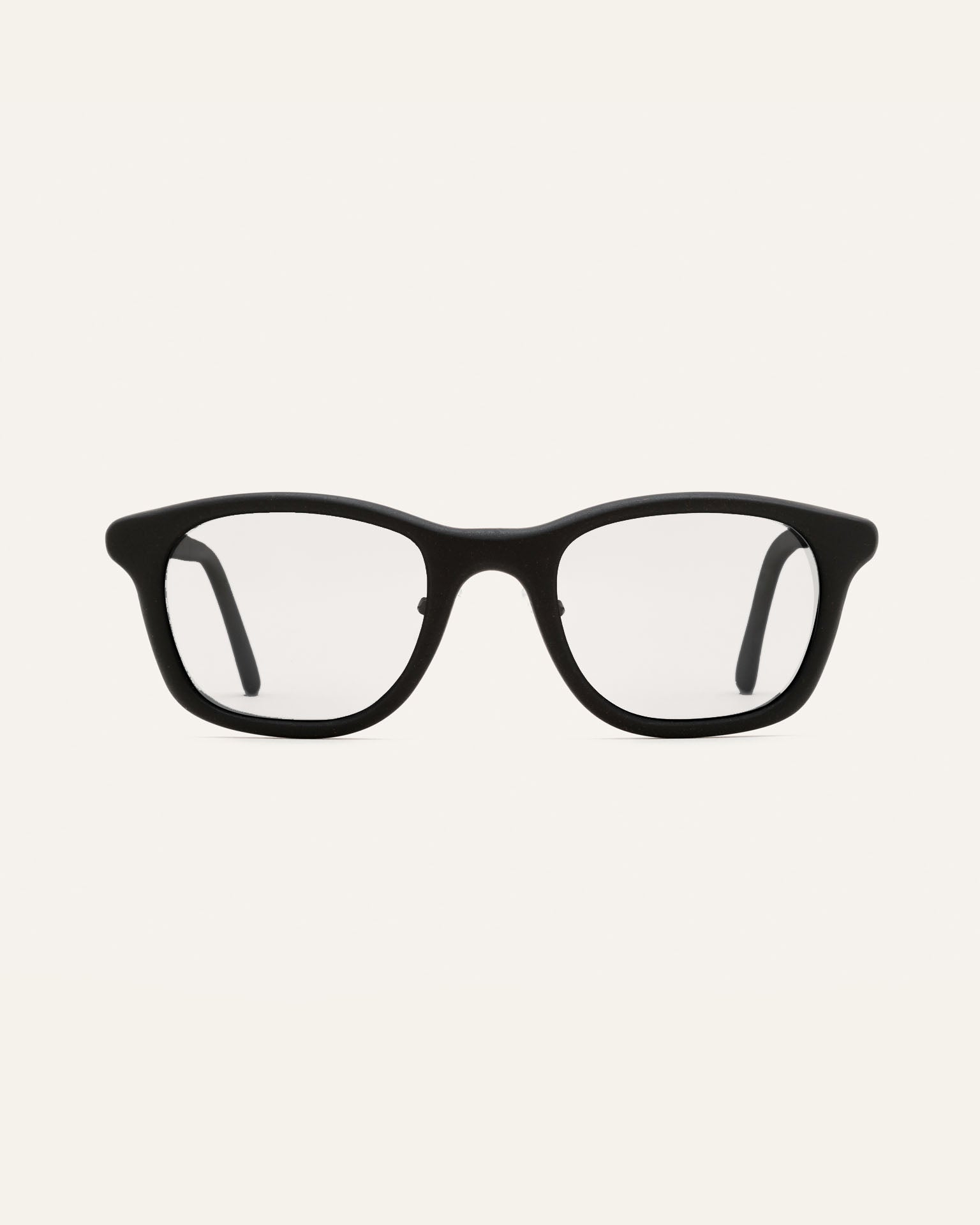Man wearing lightweight black optical glasses, ideal for modern minimalists in Germany