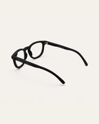 Black optical frame back view