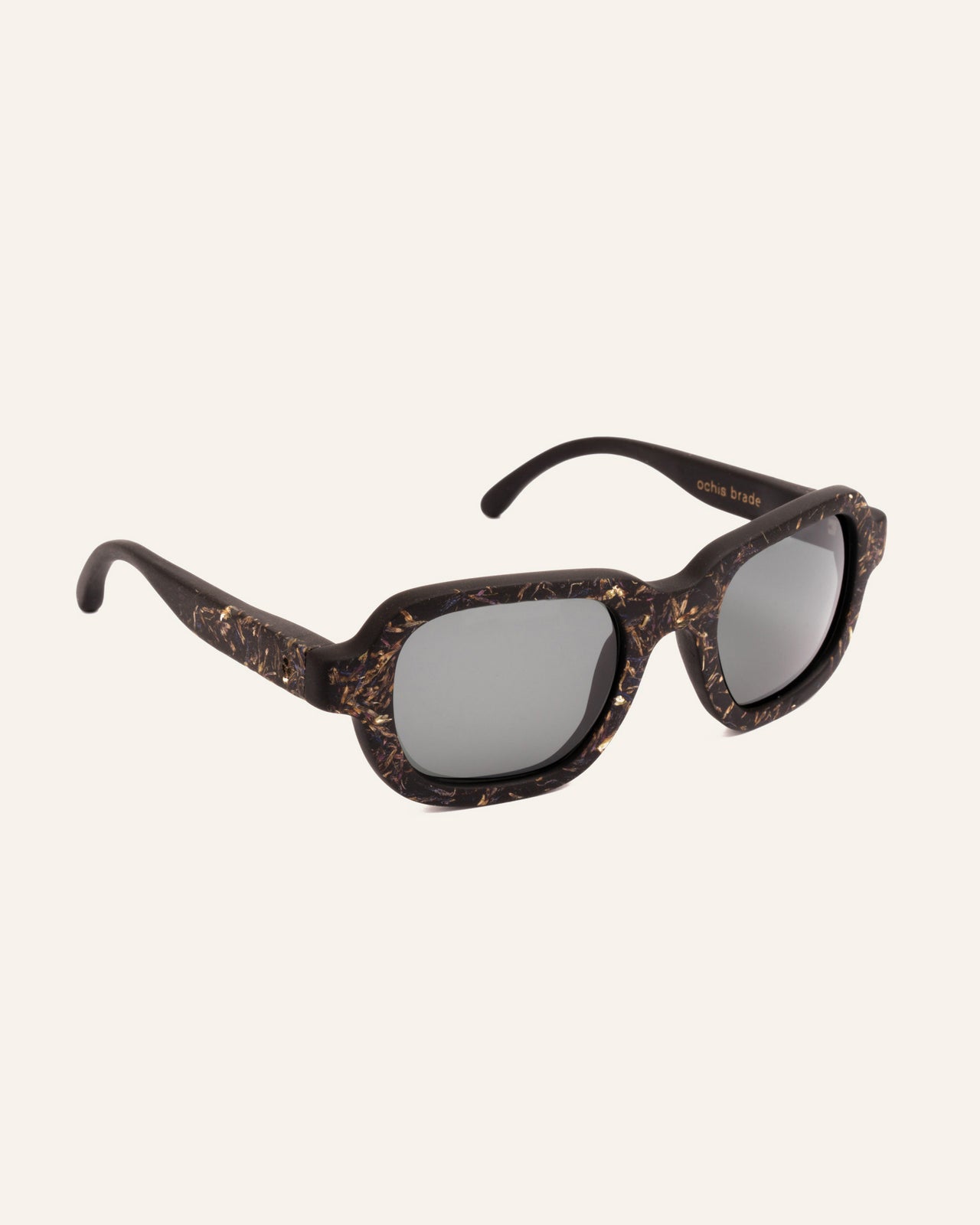 Load image into Gallery viewer, Angled sunglasses featuring unique textured details on the frame
