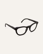 Anderson Black optical frames in a side-angle view, showcasing their lightweight construction and durable materials.