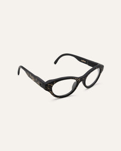 oval-shaped prescription spectacles