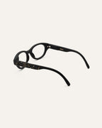oval-shaped prescription coffee glasses