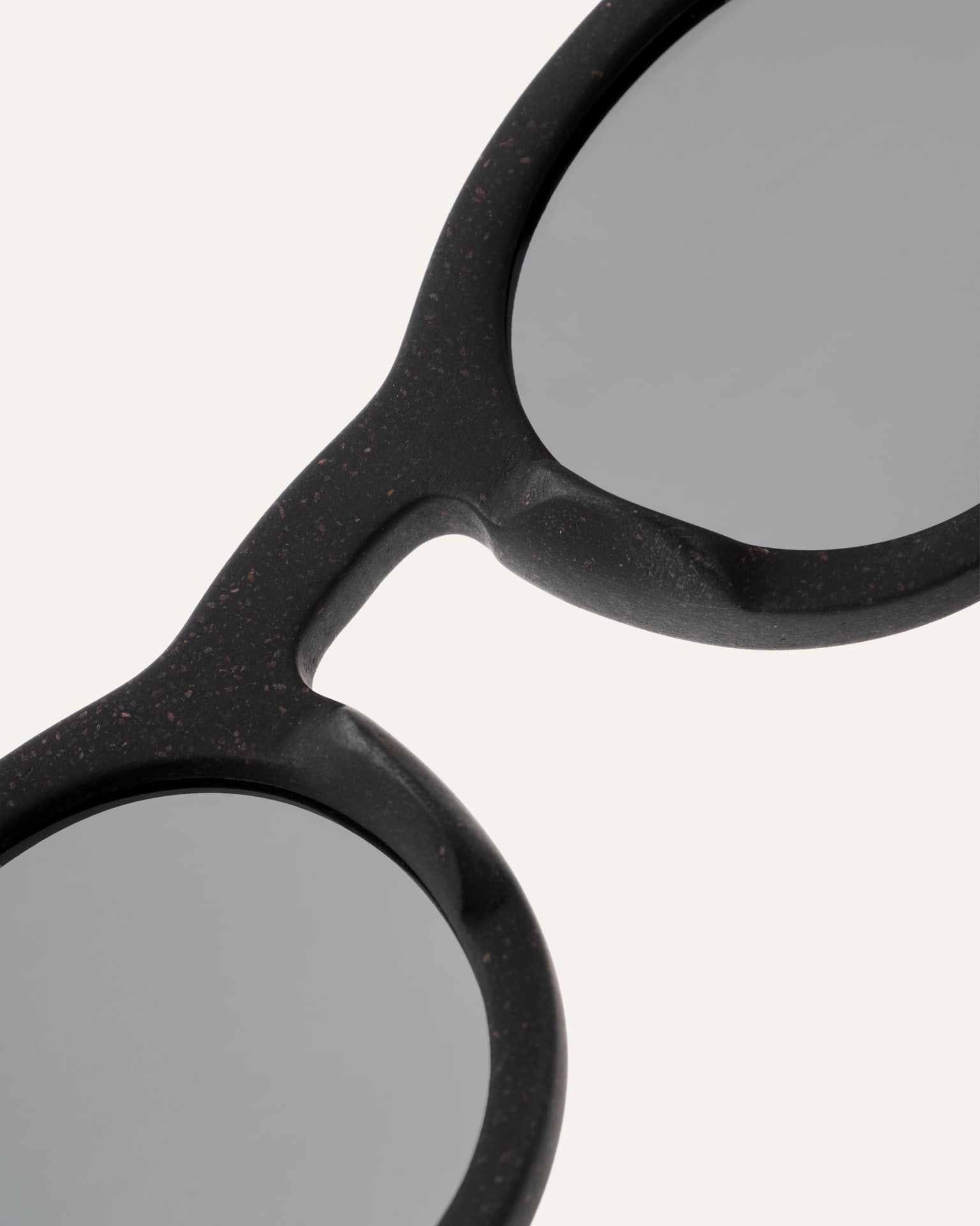 round coffee sunglasses