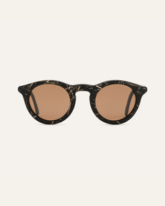 coffee sunglasses with brown round glasses