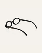 oval-frame spectacles